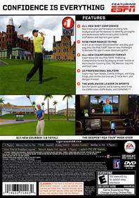 Tiger Woods PGA Tour 08 - Box - Back Image