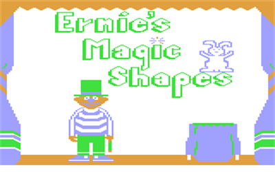 Sesame Street: Ernie's Magic Shapes - Screenshot - Game Title Image