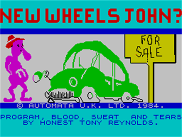 New Wheels, John? - Screenshot - Game Title Image