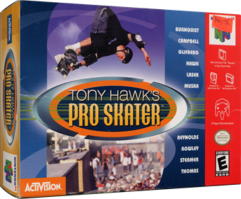 Tony Hawk's Pro Skater - Box - 3D Image