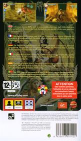 Warriors of the Lost Empire - Box - Back Image