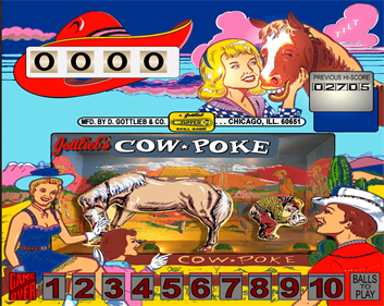 Cow Poke - Arcade - Marquee Image