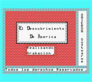 El Descubrimiento de América - Screenshot - Game Title Image