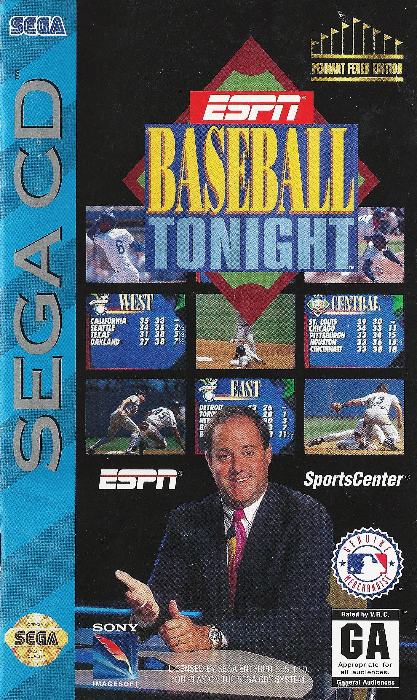 ESPN Baseball Tonight Details - LaunchBox Games Database1407 x 2360