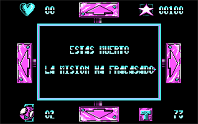 Cosmic Sheriff - Screenshot - Game Over Image