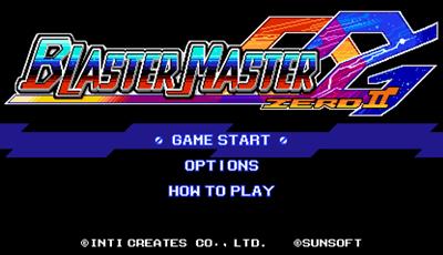 Blaster Master Zero 2 - Screenshot - Game Title Image