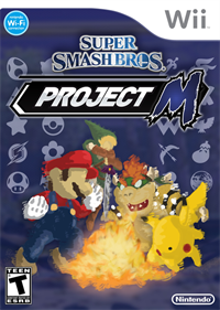 Super Smash Bros. Project M - Fanart - Box - Front