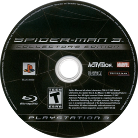 Spider-Man 3: Collector's Edition - Disc Image