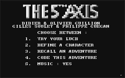 The Fifth Axis - Screenshot - Game Title Image