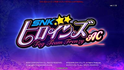 SNK Heroines AC: Tag Team Frenzy - Screenshot - Game Title Image