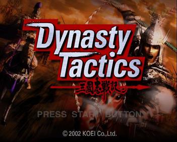 Dynasty Tactics - Screenshot - Game Title Image