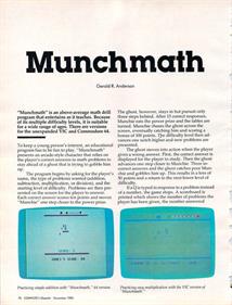 Munch Math - Advertisement Flyer - Front Image