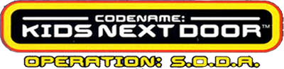 Codename: Kids Next Door: Operation S.O.D.A. - Clear Logo Image