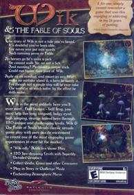 Wik & the Fable of Souls - Box - Back Image