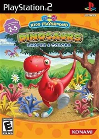 Konami Kids Playground: Dinosaurs: Shapes & Colors - Box - Front Image