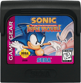Sonic the Hedgehog: Triple Trouble - Cart - Front Image