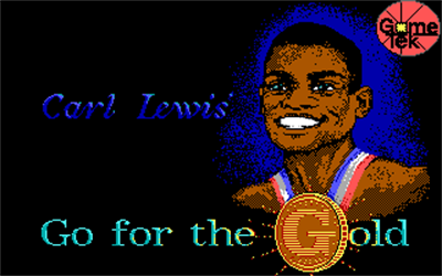 Carl Lewis' Go for the Gold - Screenshot - Game Title Image