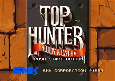 Top Hunter: Roddy & Cathy - Screenshot - Game Title Image