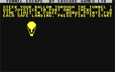 Tunnel Escape - Screenshot - Game Title Image