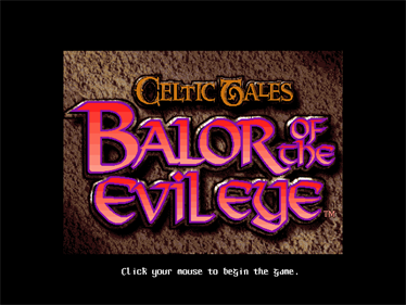 Celtic Tales: Balor of the Evil Eye - Screenshot - Game Title Image