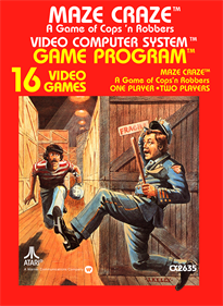 Maze Craze: A Game of Cops 'n Robbers - Box - Front - Reconstructed Image