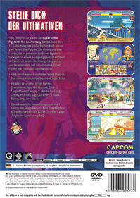 Hyper Street Fighter II: The Anniversary Edition - Box - Back Image