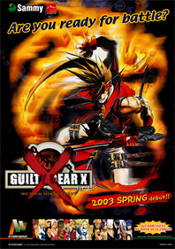 Guilty Gear X - Advertisement Flyer - Front Image