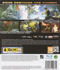 X-Men: Destiny - Box - Back Image