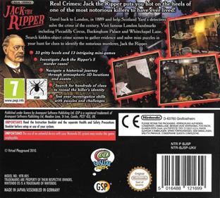 Real Crimes: Jack the Ripper - Box - Back Image