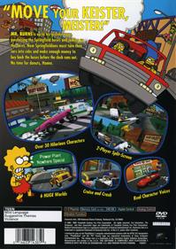 The Simpsons: Road Rage - Box - Back Image