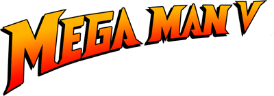 Mega Man V - Clear Logo Image