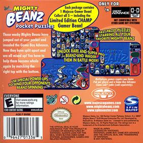 Mighty Beanz Pocket Puzzles - Box - Back Image