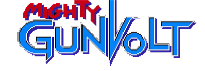 Mighty Gunvolt - Clear Logo Image
