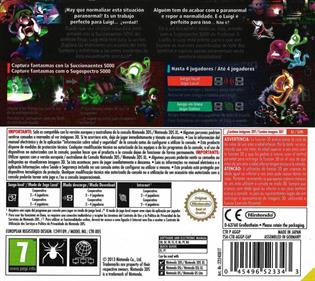 Luigi's Mansion: Dark Moon - Box - Back Image