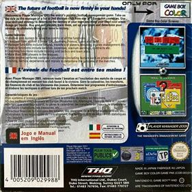 Player Manager 2001 - Box - Back Image
