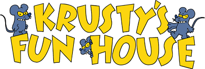 Krusty's Fun House - Clear Logo Image