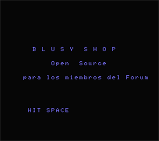 Blusy Shop - Screenshot - Game Title Image
