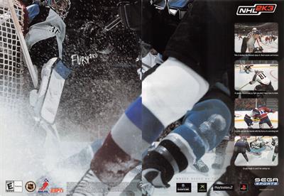 NHL 2K3 - Advertisement Flyer - Front Image