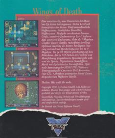 Wings of Death - Box - Back Image