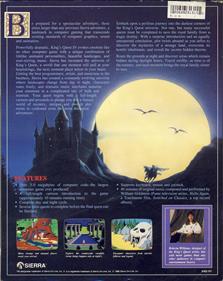 King's Quest IV: The Perils of Rosella (SCI) - Box - Back Image