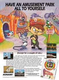 Tiny Toon Adventures 2: Trouble in Wackyland - Advertisement Flyer - Front Image