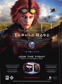 Tabula Rasa - Advertisement Flyer - Front Image