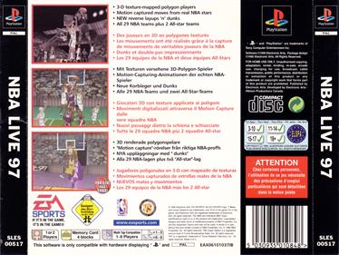 NBA Live 97 - Box - Back Image
