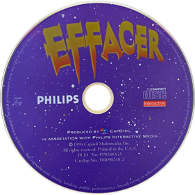 Effacer: Hangman from the 25th Century - Disc Image