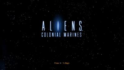 Aliens: Colonial Marines - Screenshot - Game Title Image
