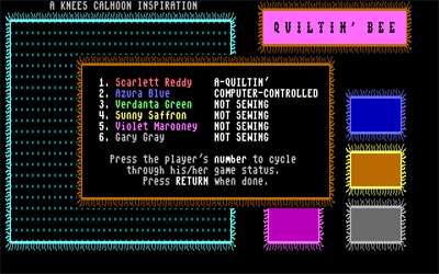 Quiltin' Bee - Screenshot - Game Select Image