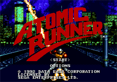 Atomic Runner - Screenshot - Game Title