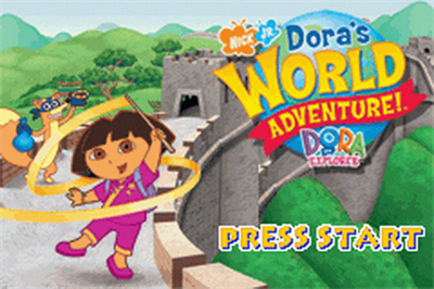 Dora the Explorer: Dora's World Adventure! - Screenshot - Game Title Image