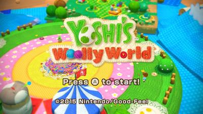 Yoshi's Woolly World - Screenshot - Game Title Image