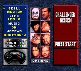 WWF WrestleMania: The Arcade Game - Screenshot - Game Select Image